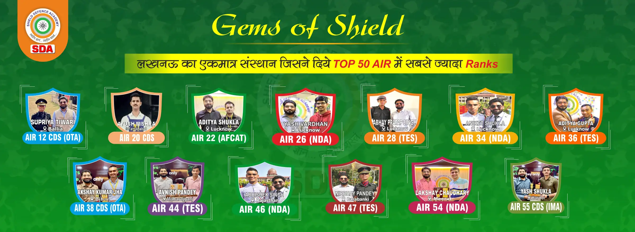 Shield success board